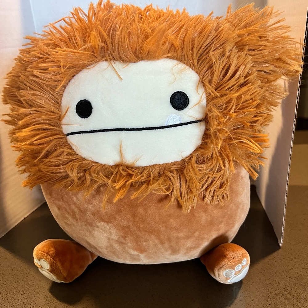 Original Squishmallows Benny Bigfoot 10” Brown Bigfoot Yeti Plush
